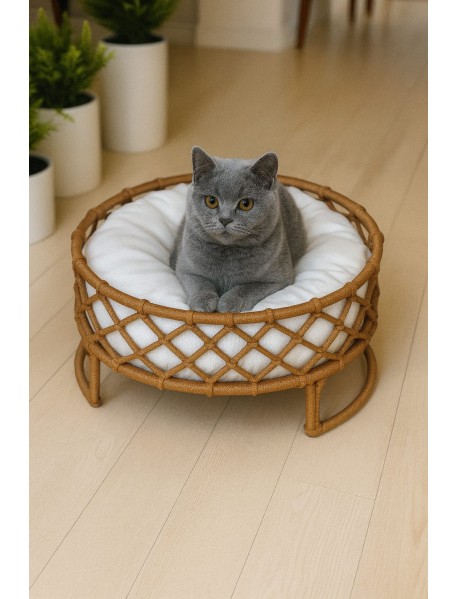 Özel Tasarım El Yapımı Kedi Yatağı – Yumuşak ve Konforlu Özel Tasarım El Yapımı Kedi Yatağı – Yumuşak ve Konforlu