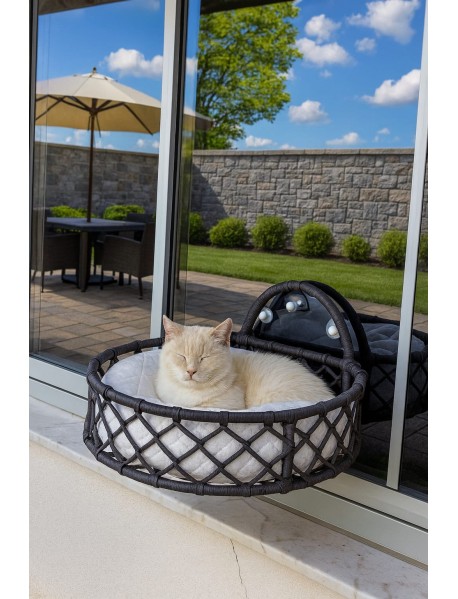 Kedi ve Küçük Irk Köpekler İçin Konforlu Yatak El İşçiliği Kedi ve Küçük Irk Köpekler İçin Konforlu Yatak El İşçiliği