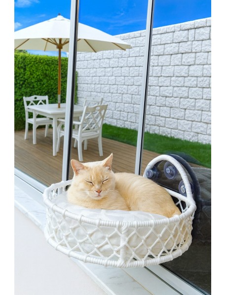 Kedi ve Küçük Irk Köpekler İçin Konforlu Yatak El İşçiliği Kedi ve Küçük Irk Köpekler İçin Konforlu Yatak El İşçiliği